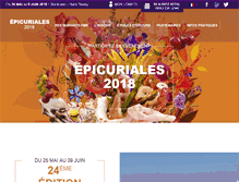 Tablet Screenshot of epicuriales.com